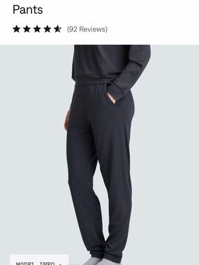 Ladies Medium UNBOUND Navy MERINO Lounge Pants